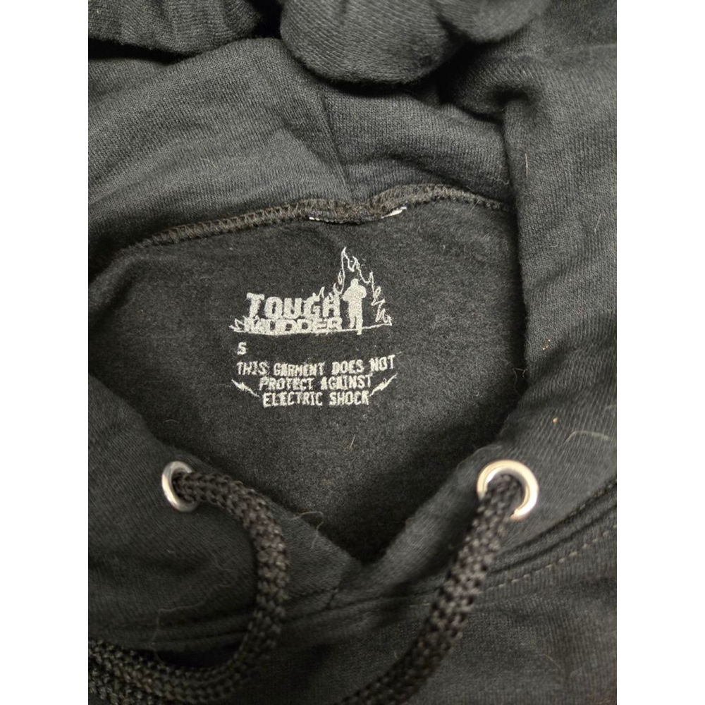 Unisex Tough Mudder Black with Orange Graphic Hoodie Size S - Picture 3 of 5